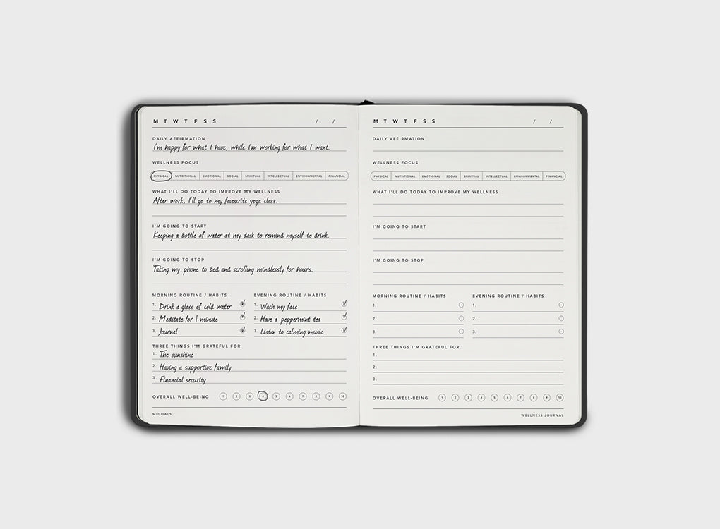 MiGoals | Wellness Journal B6 Just Peachy