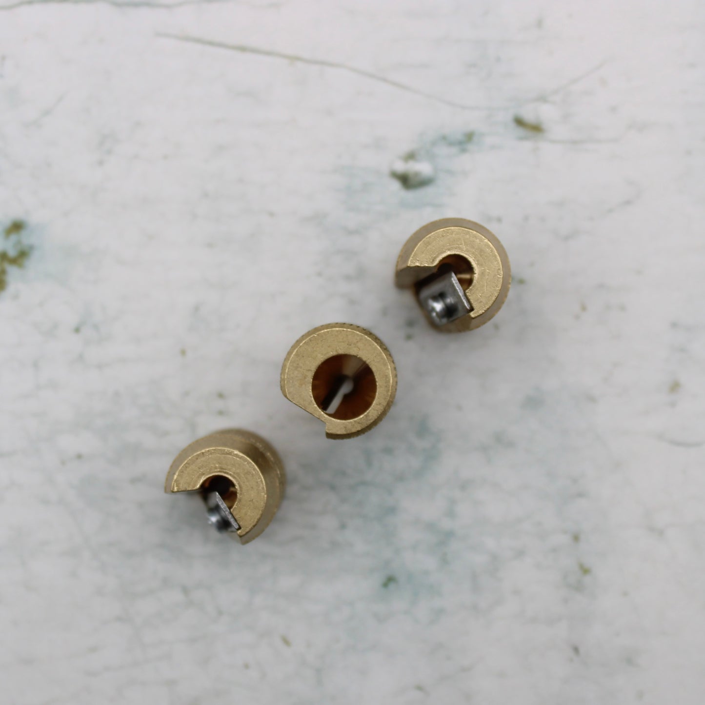 M&R Solid Brass Barrel Pencil Sharpener