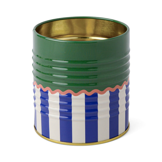 Solid & Striped Wavy Storage Tin