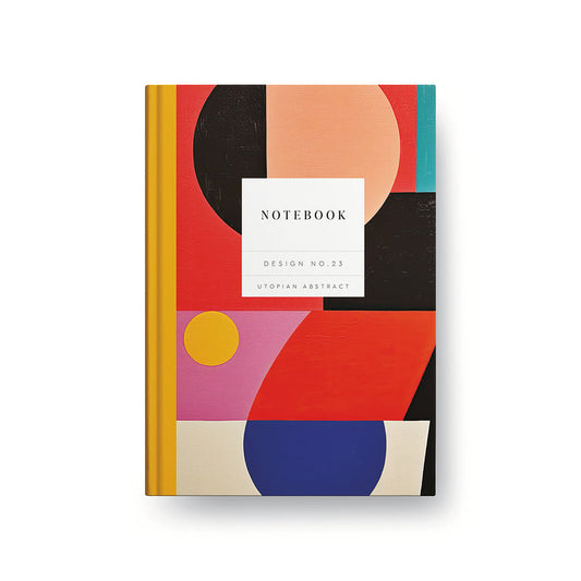 Design No.23 Utopian Abstract Hardback Notebook