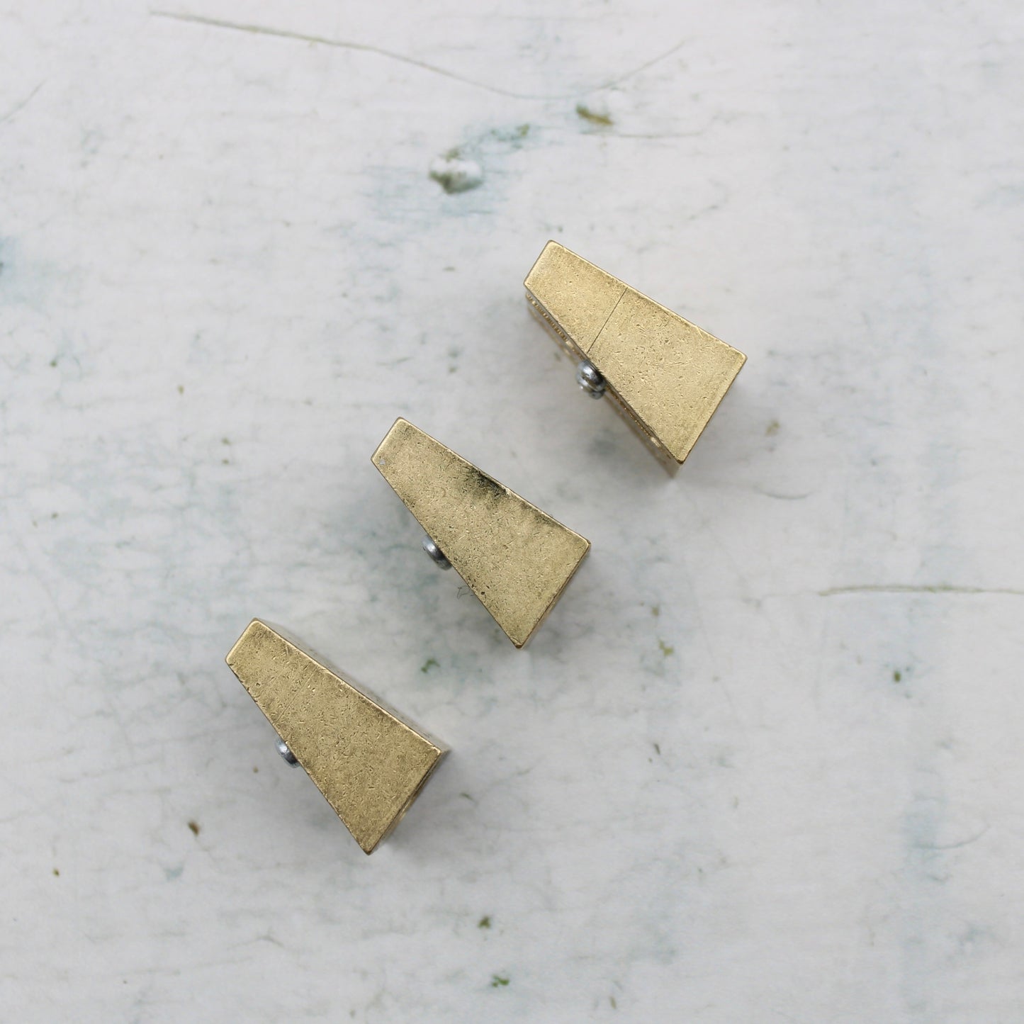 M&R Solid Brass Vertex Pencil Sharpener