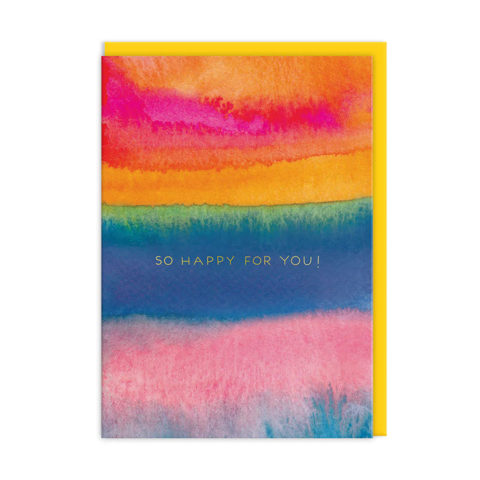 So Happy For You Greeting Card