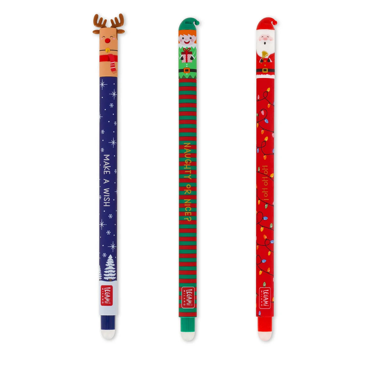 Pack of 3 erasable pens - Christmas Edition