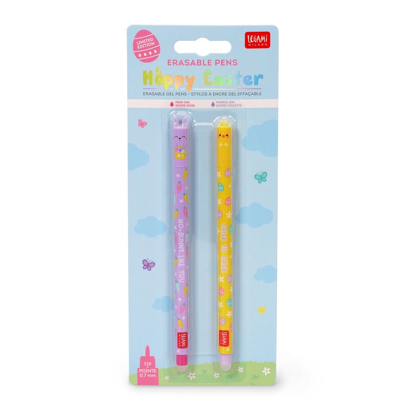 A set of two Easter erasable pens from the Pencil Me In stationery shop. 