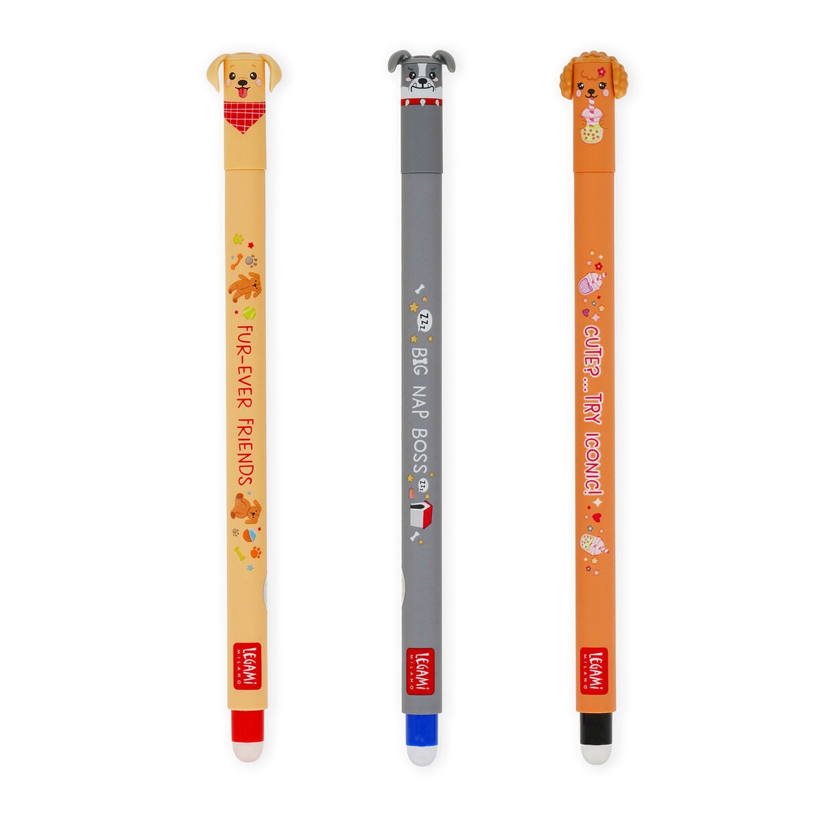 Pack of 4 erasable pens - Fur - ever Friends