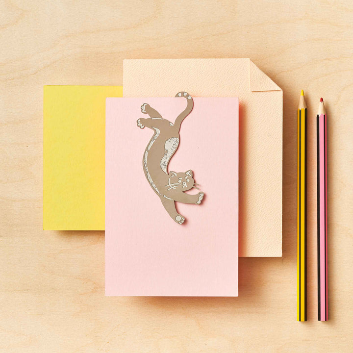 A fun cat bookmark from the Pencil Me In stationery shop.
