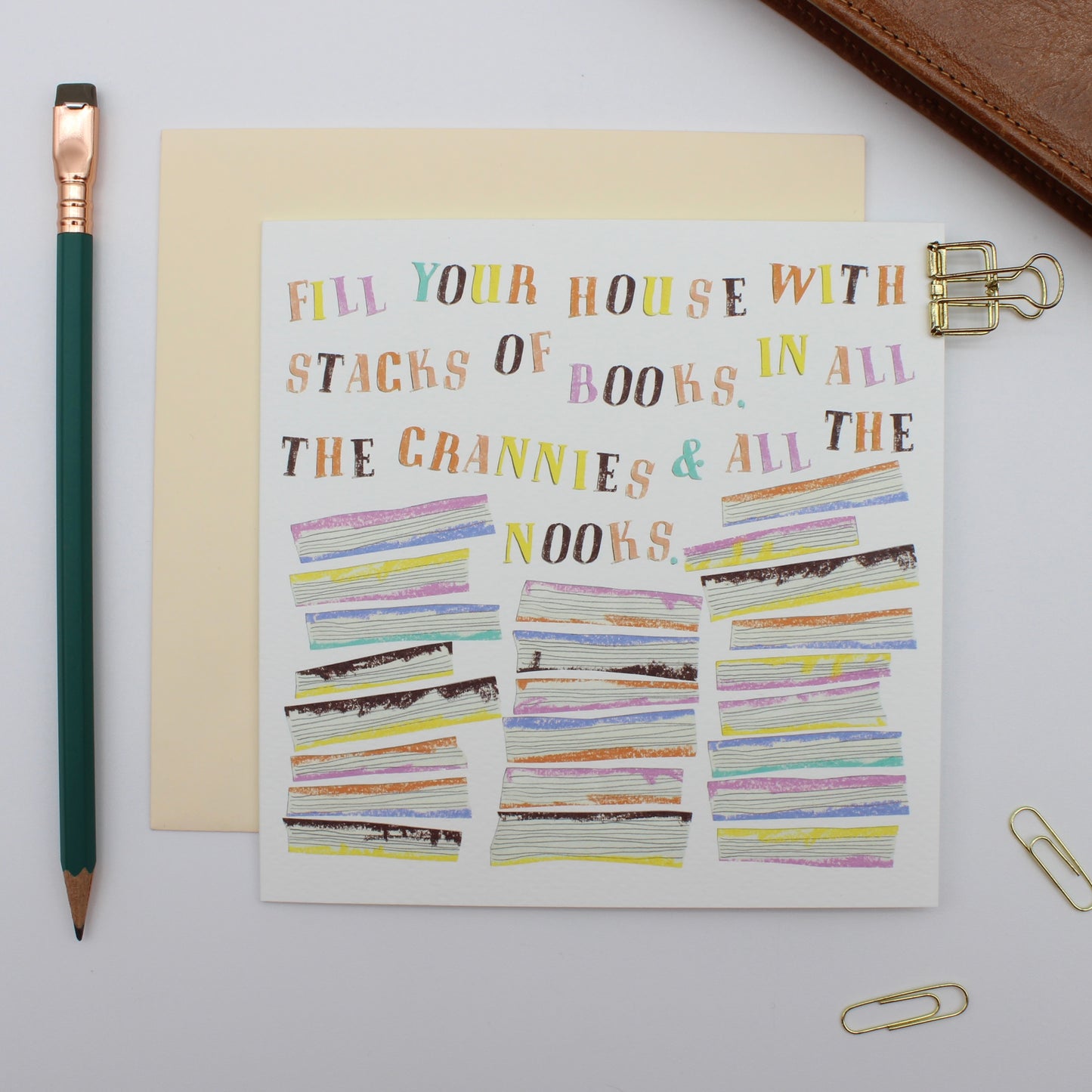 Fill You House with Books card
