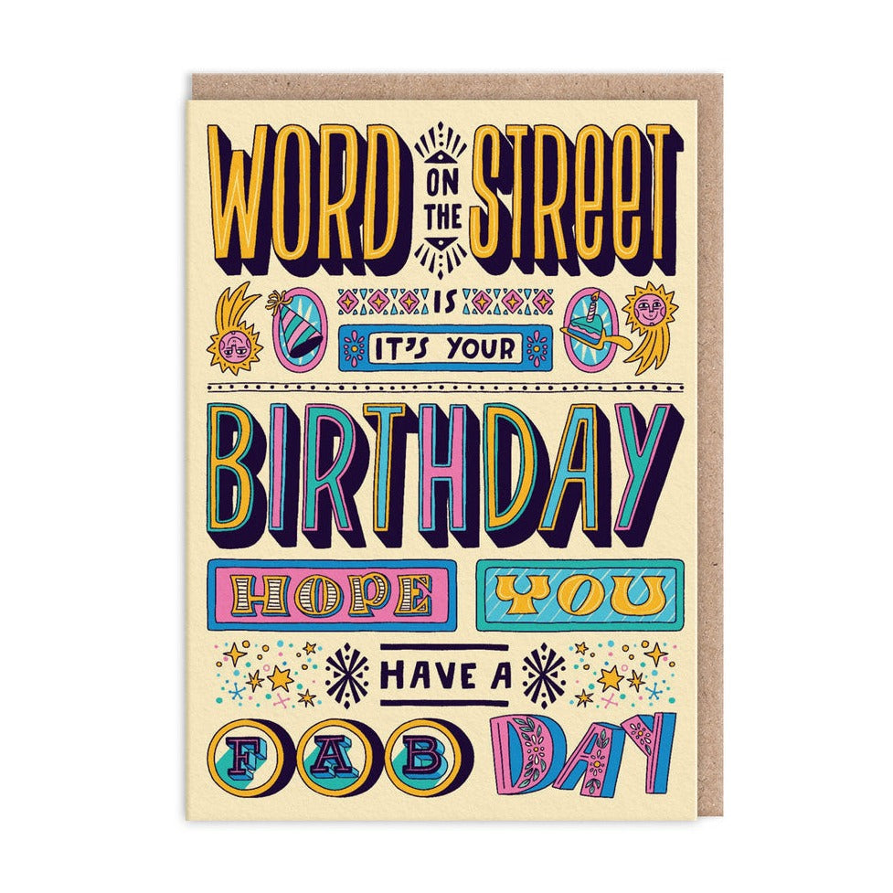 Word On The Street Birthday
