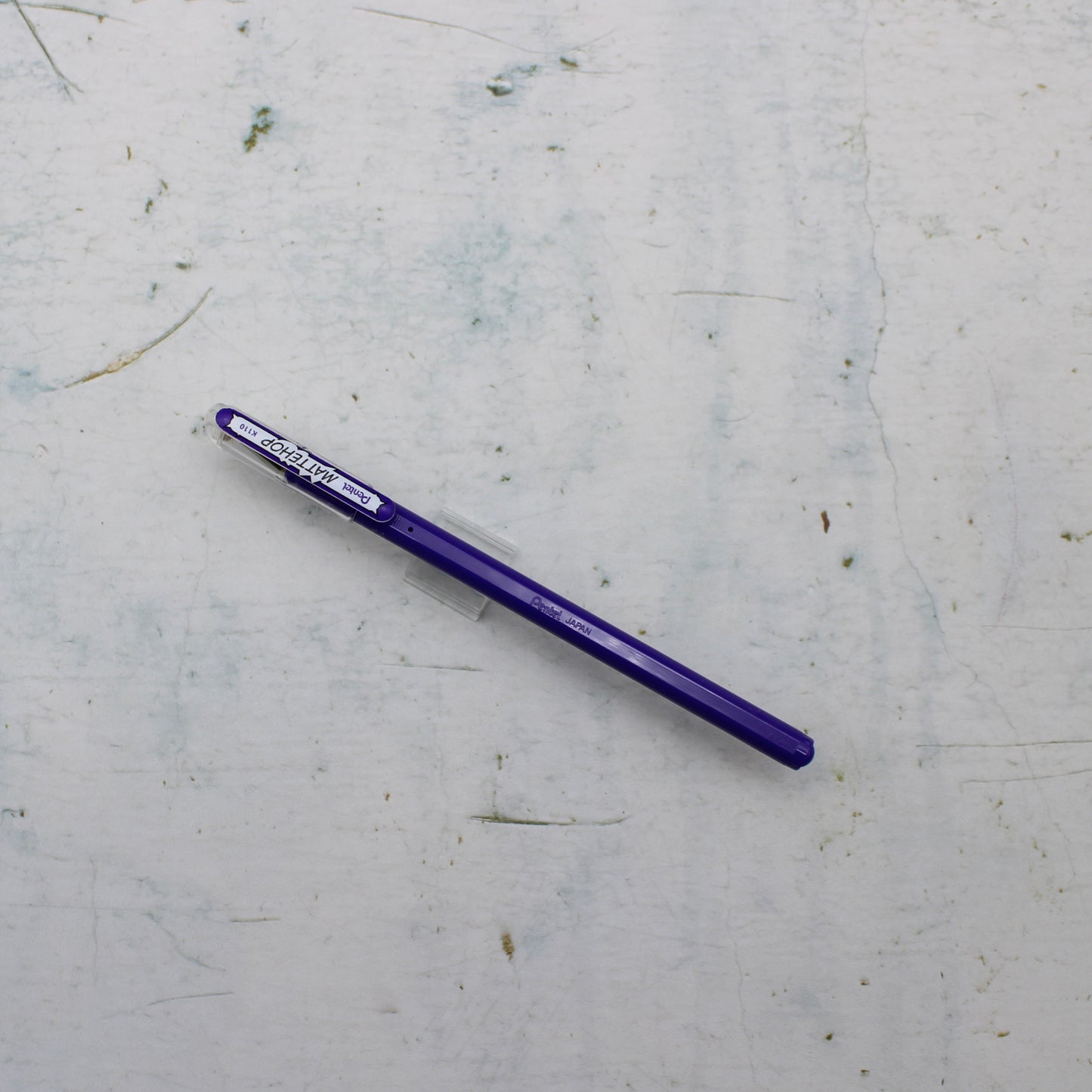A purple pentel mattehop pen from the Pencil Me In stationery shop.
