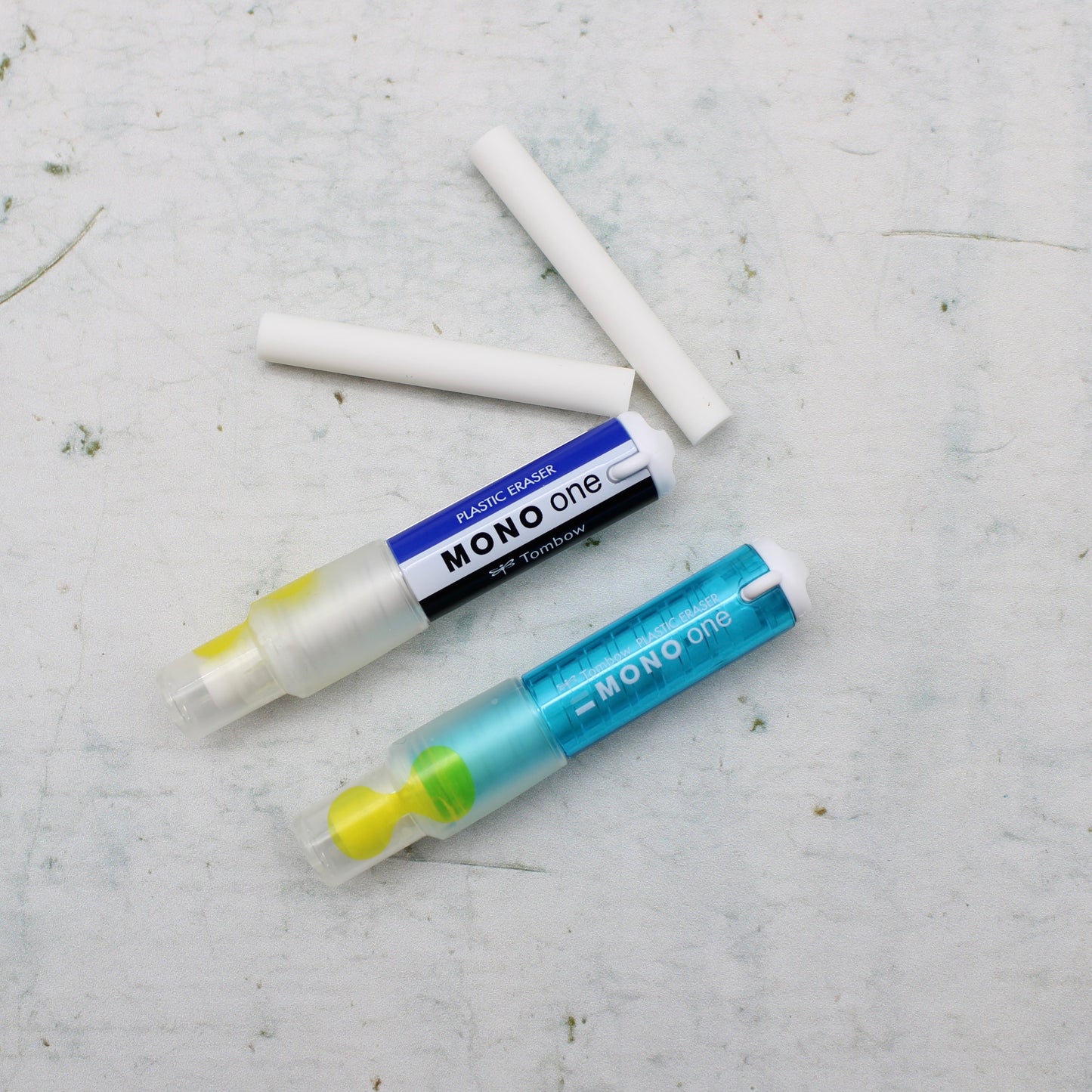 An eraser from the Pencil Me In stationery shop. 