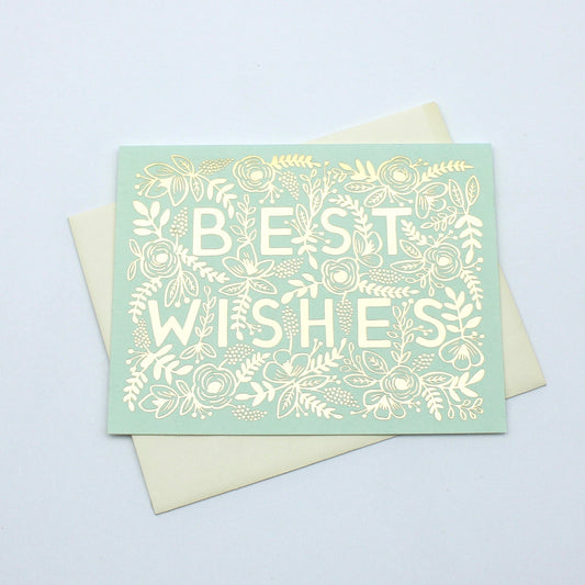 Best Wishes card