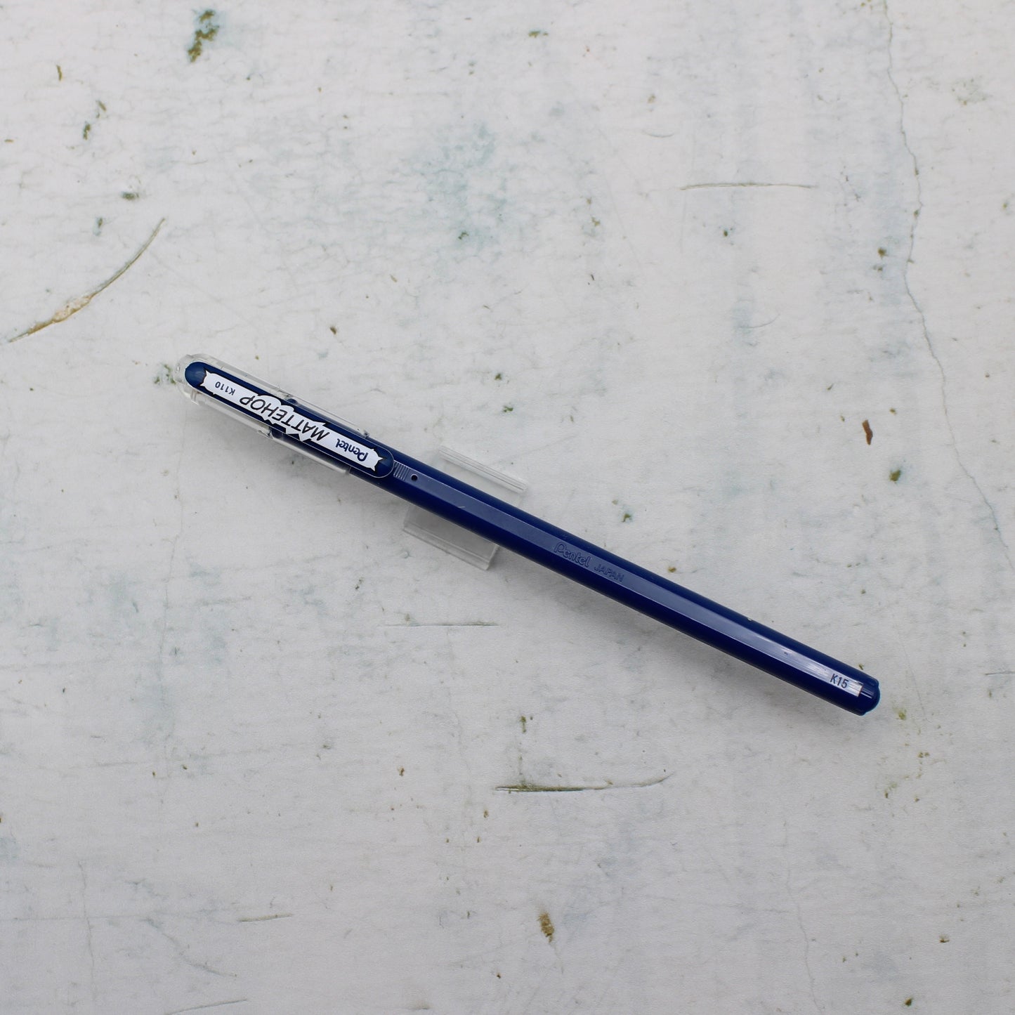 A navy pentel mattehop pen from the Pencil Me In stationery shop.