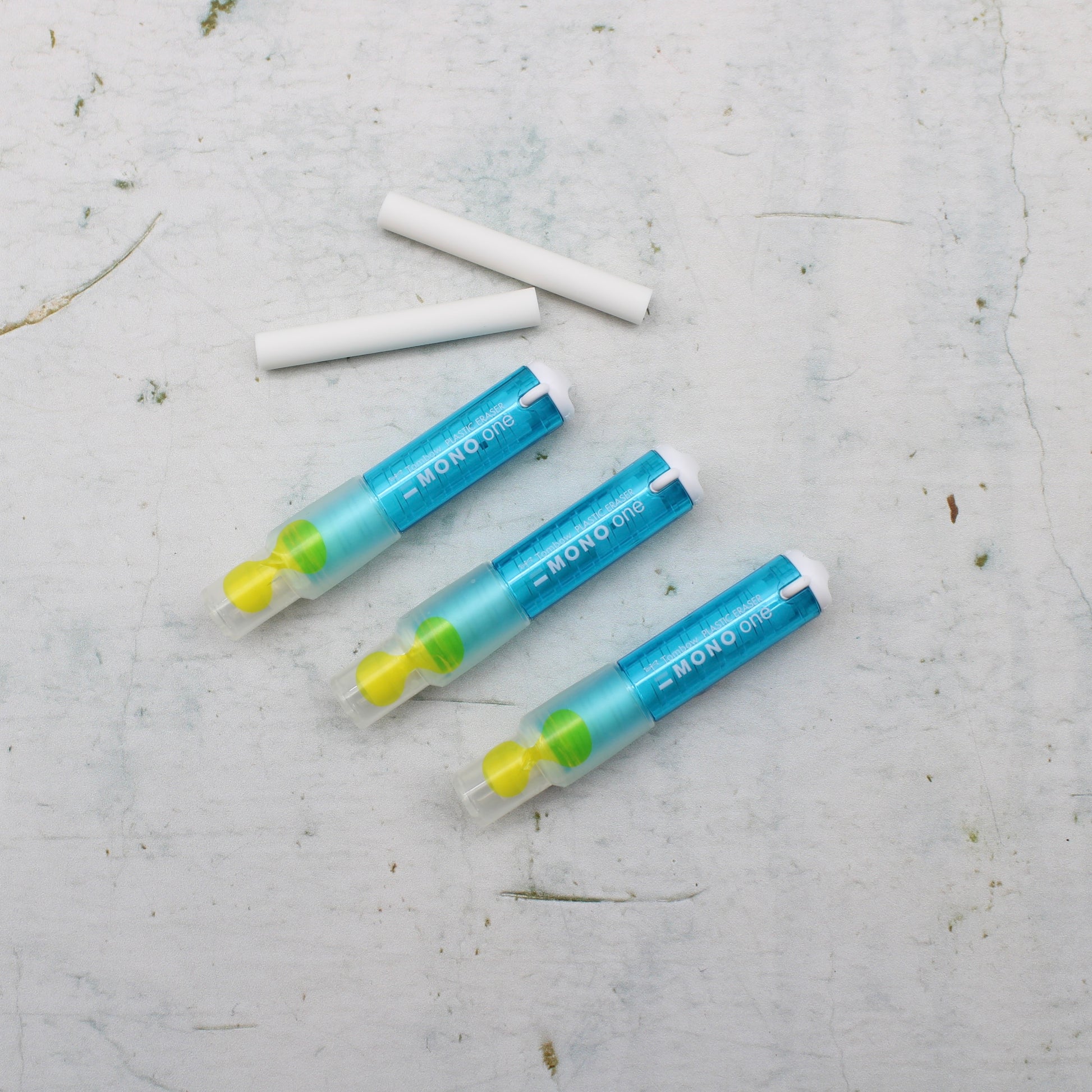 An eraser from the Pencil Me In stationery shop. 