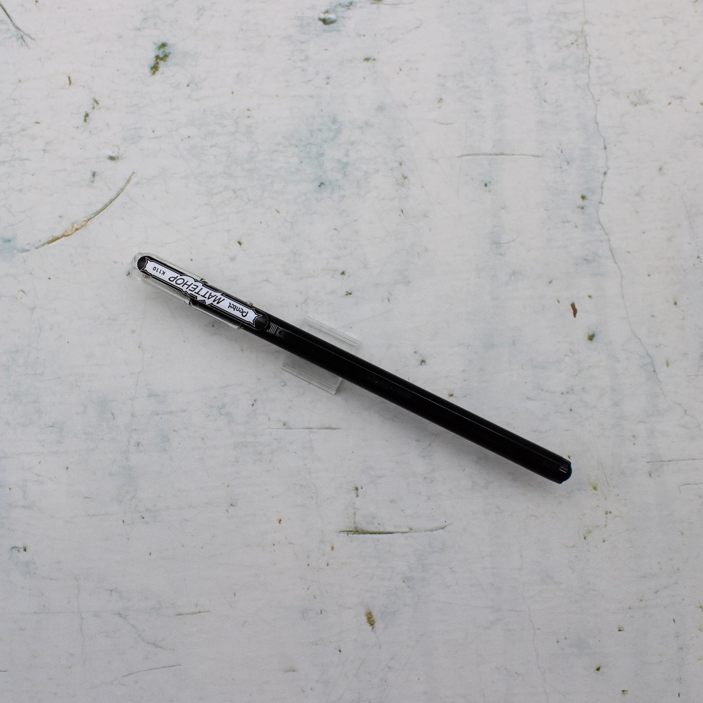 A black pentel mattehop pen from the Pencil Me In stationery shop.