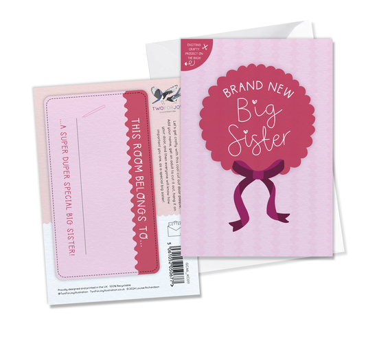 Brand New Big Sister Card