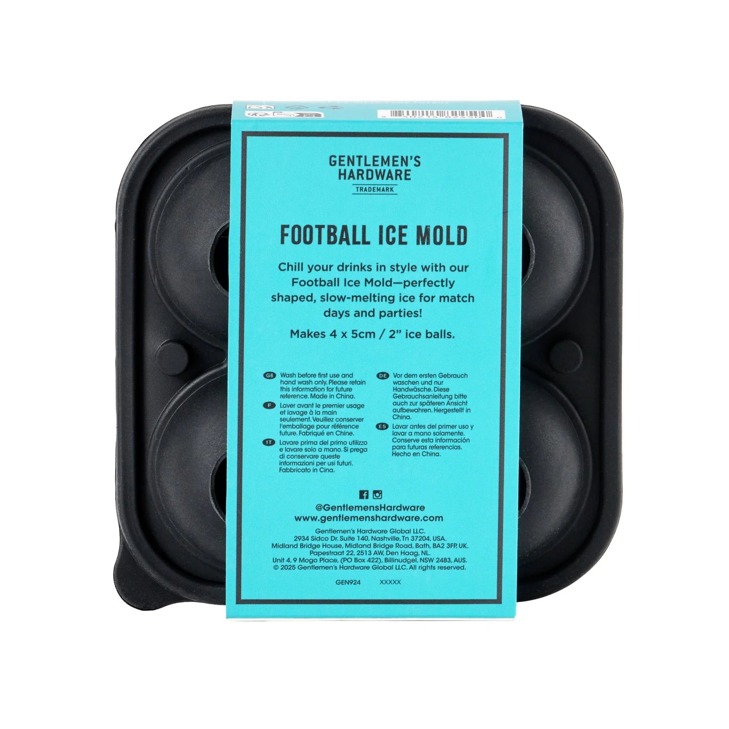 Football Ice Mould