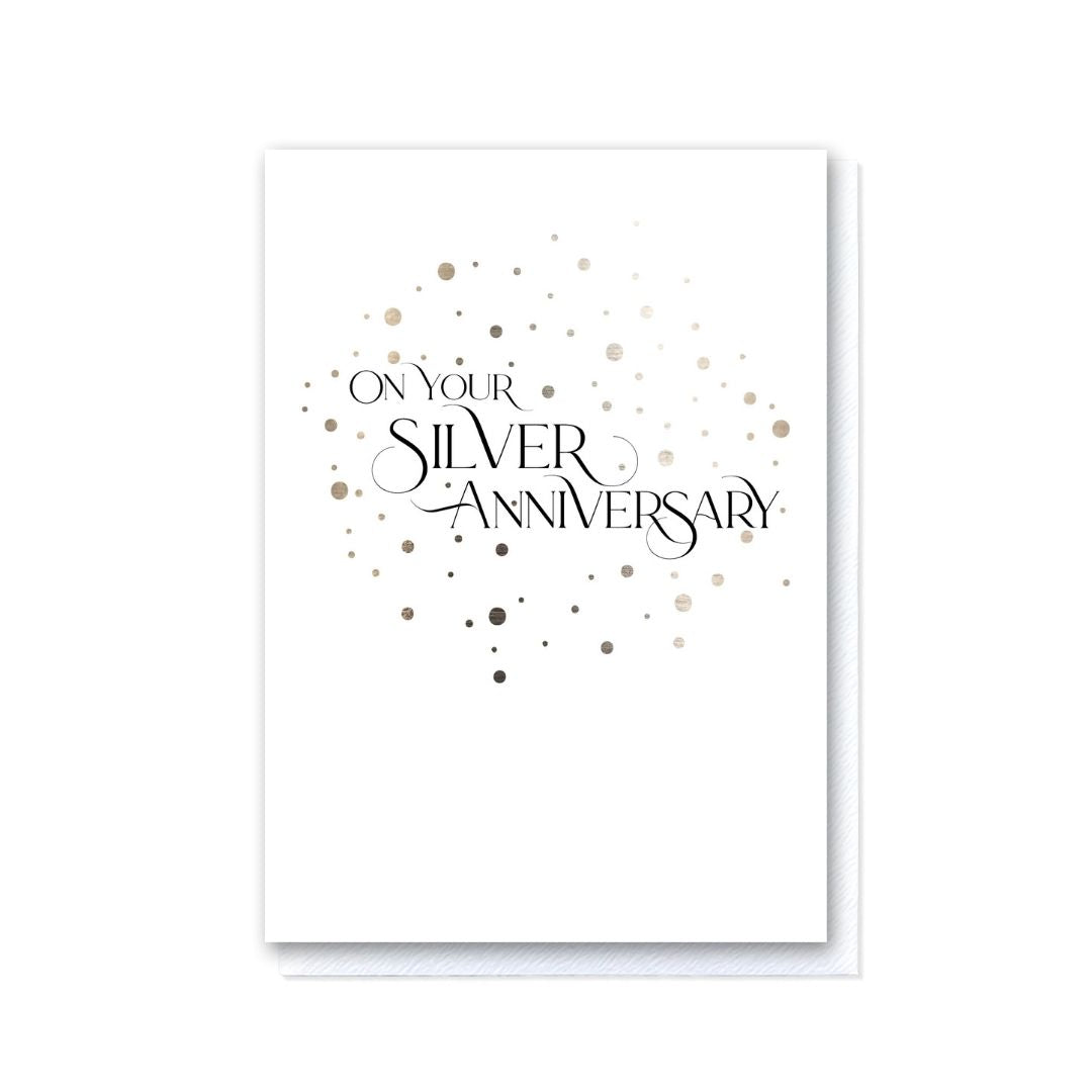 Silver Anniversary card