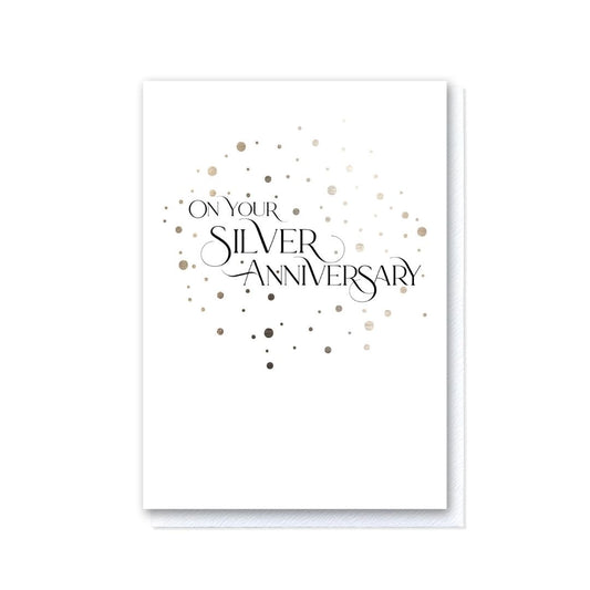 Silver Anniversary card