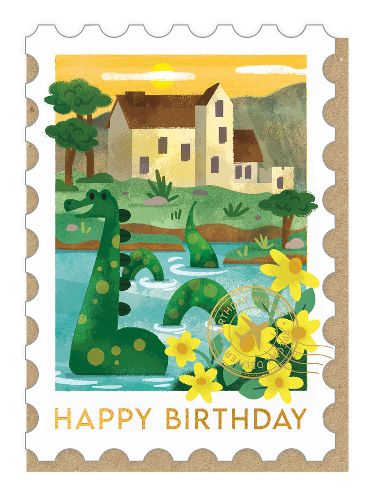 Happy Birthday Nessie Card