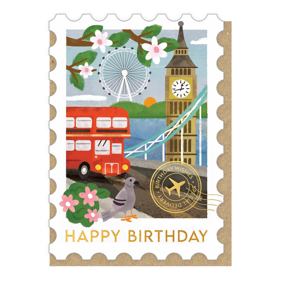 London Stamp Card