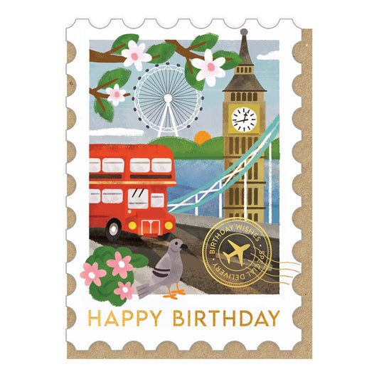 London Stamp Card