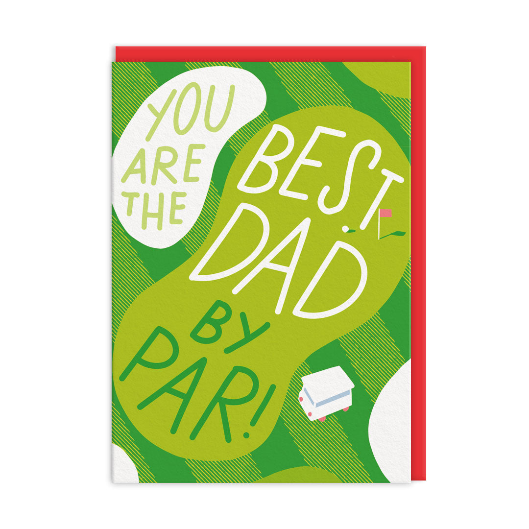 Best Dad By Par Card