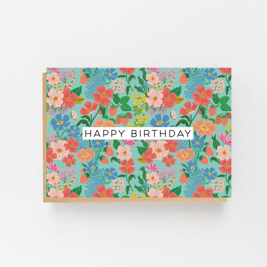 Happy Birthday - Summer Green