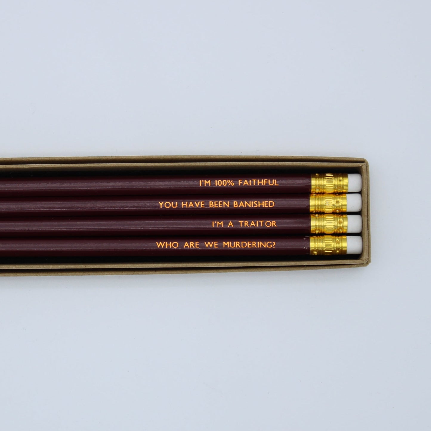 Traitors Inspired Pencil Set