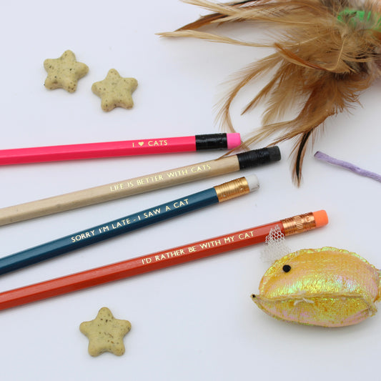 Cat themed Pencil Gift Set