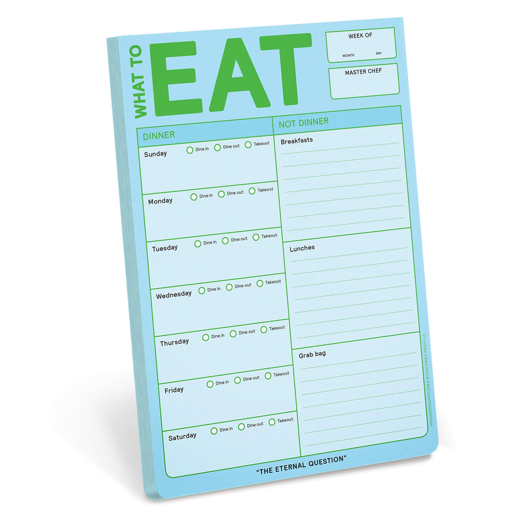 What To Eat Notepad