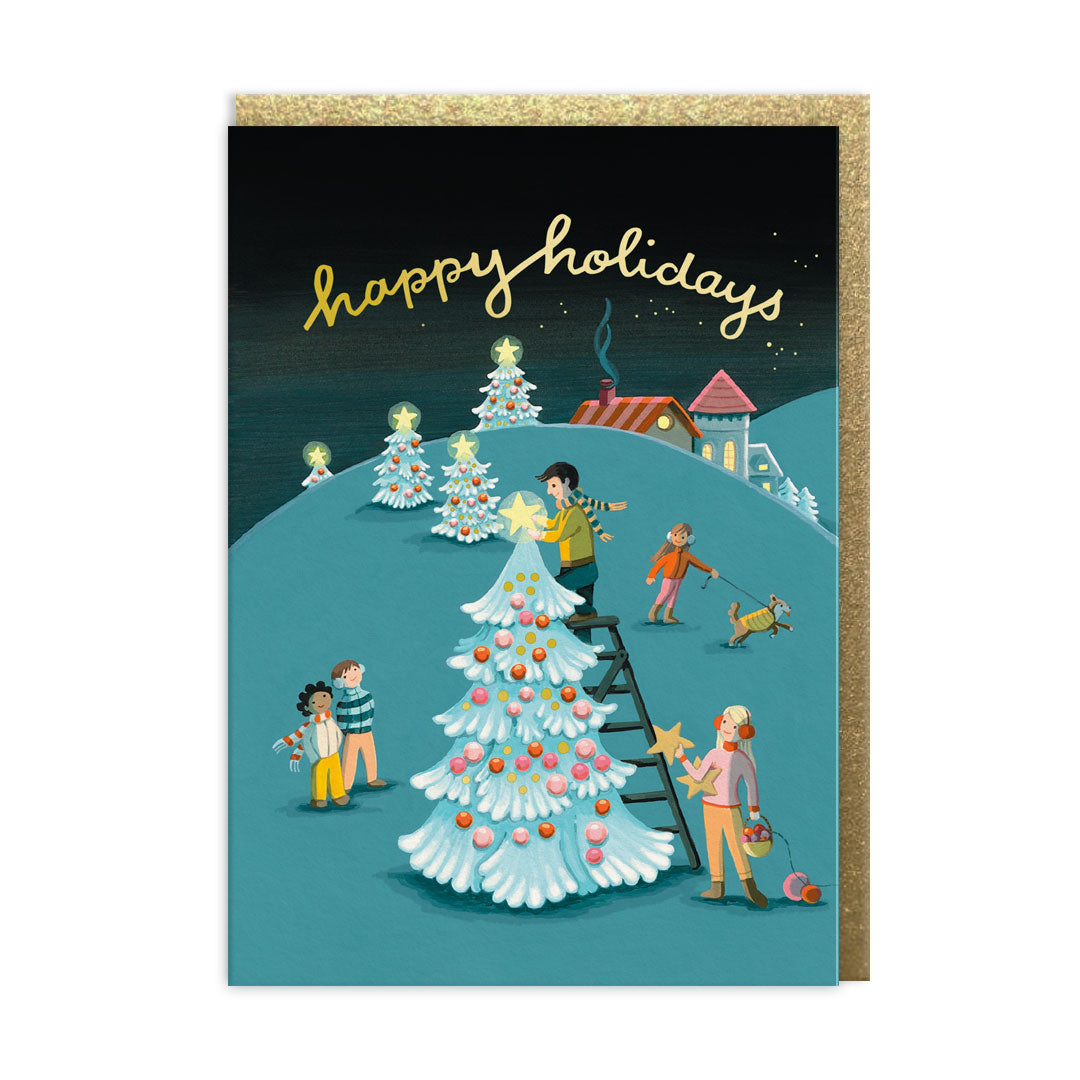 Tree Decorating card