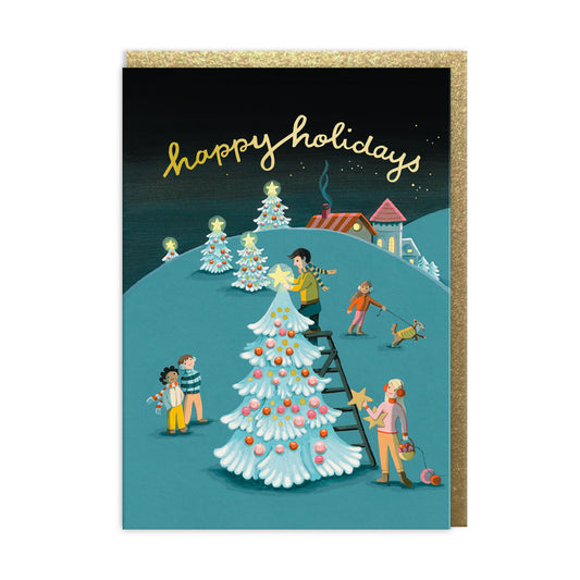 Tree Decorating card