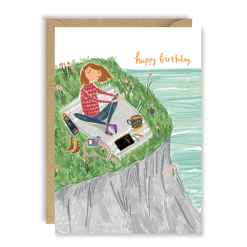 Cliff Top Birthday Card