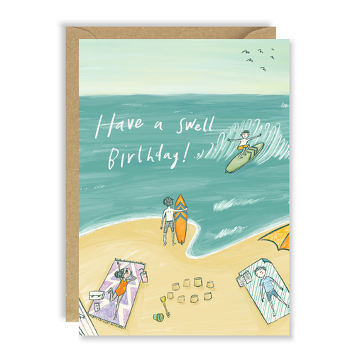Swell Birthday Card