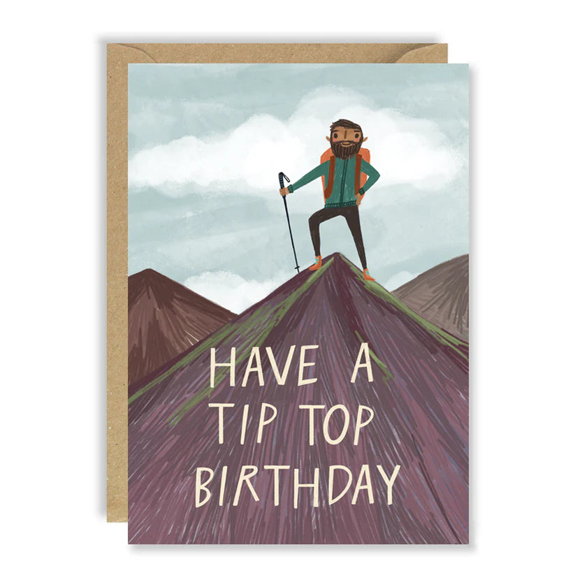 Tip Top Birthday card