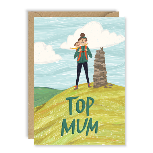 Top Mum card