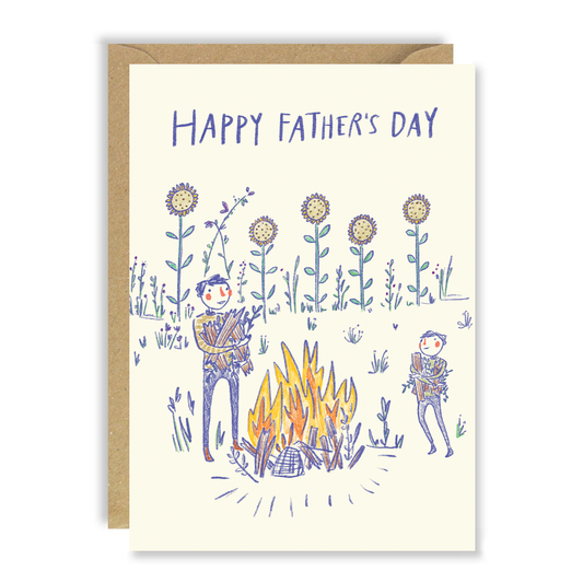 Father's Day fire card