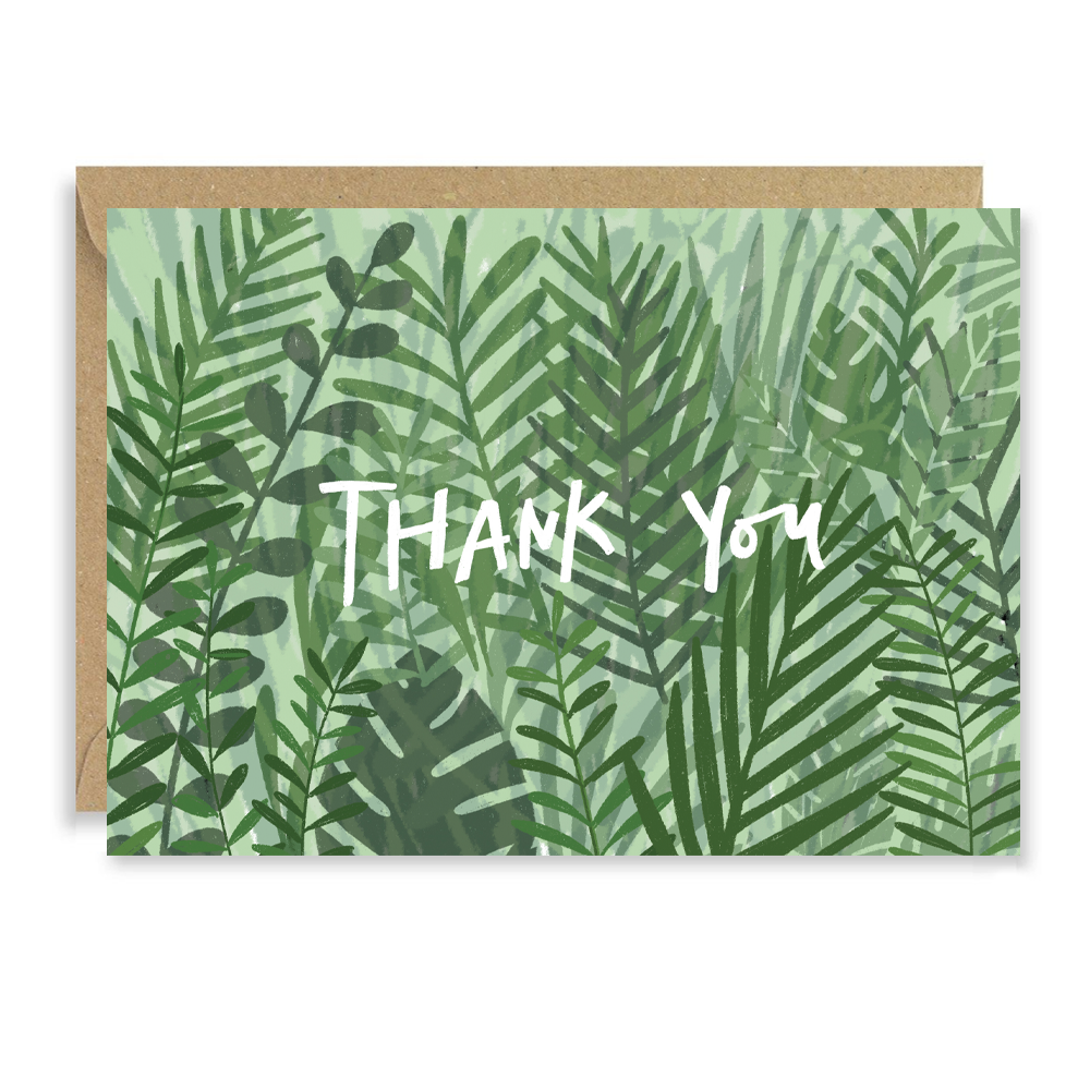 Thank You Leaves card