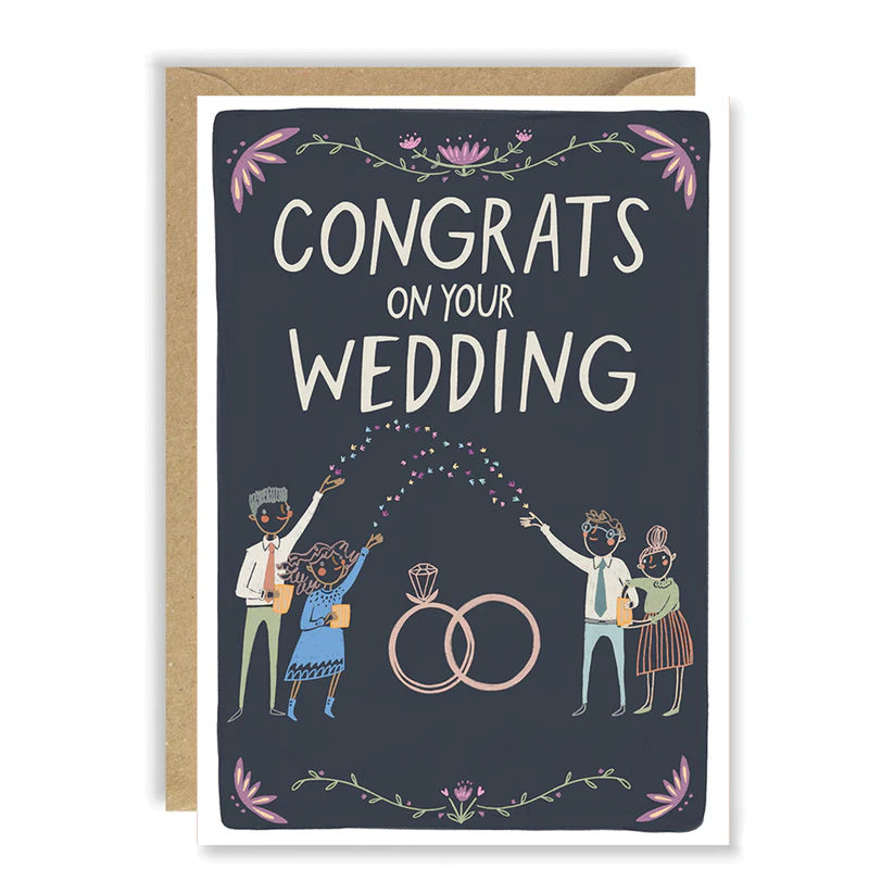 Chalkboard Wedding card