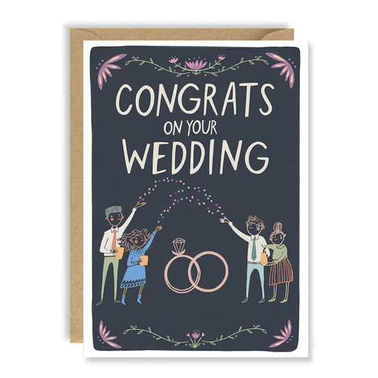 Chalkboard Wedding card