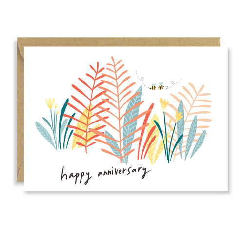 Anniversary Bees card