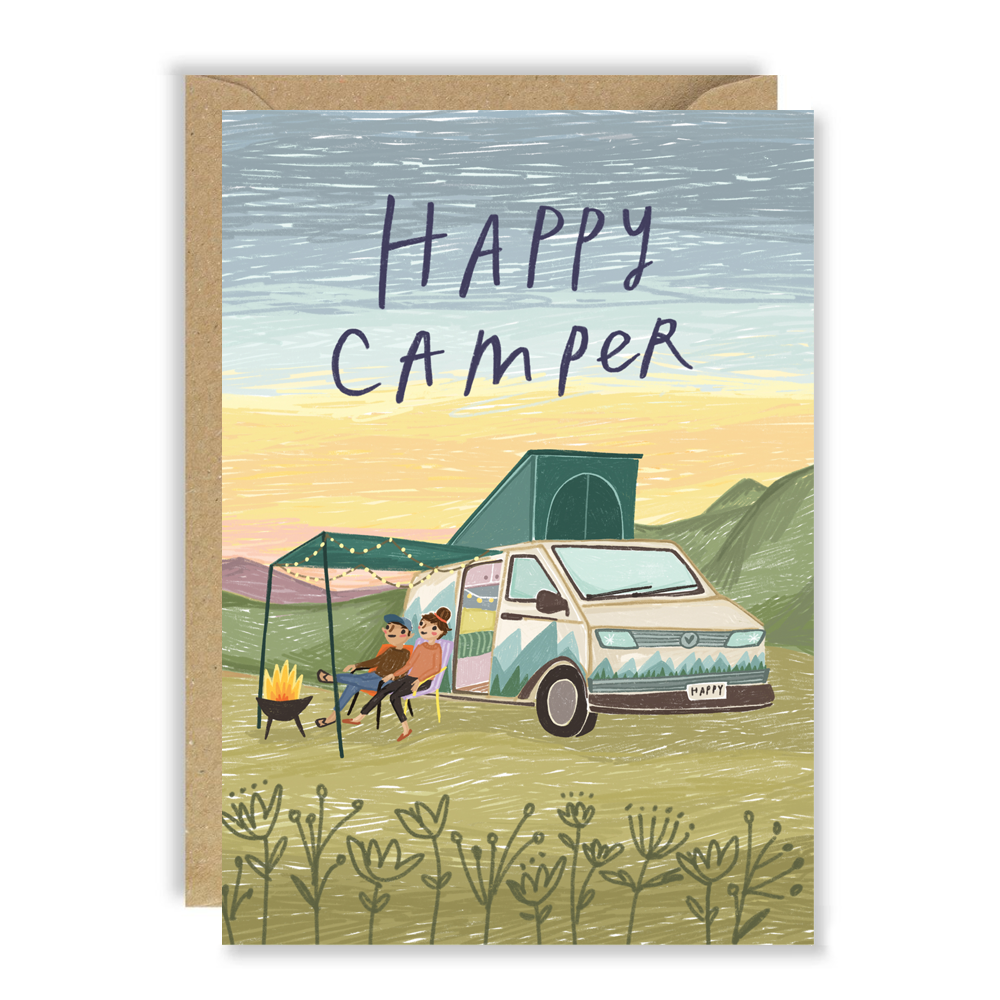 Happy Camper card