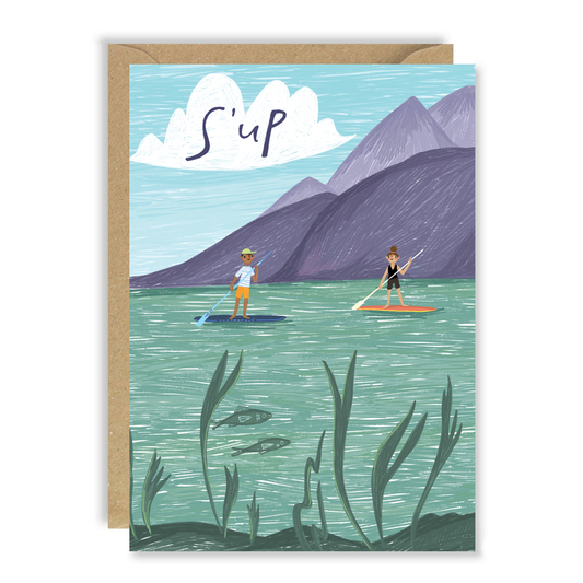 'Sup paddleboarders card