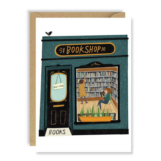 Book Shop Front card