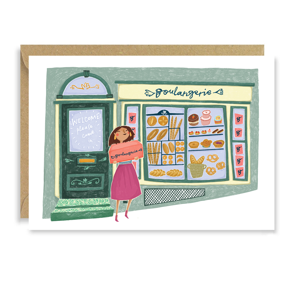 Bakery Shop Front card