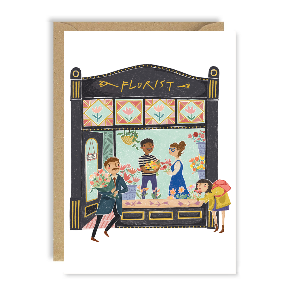 Florist Shop Front card