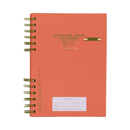 Standard Issue No.12 Notebook - Chilli & Army Green