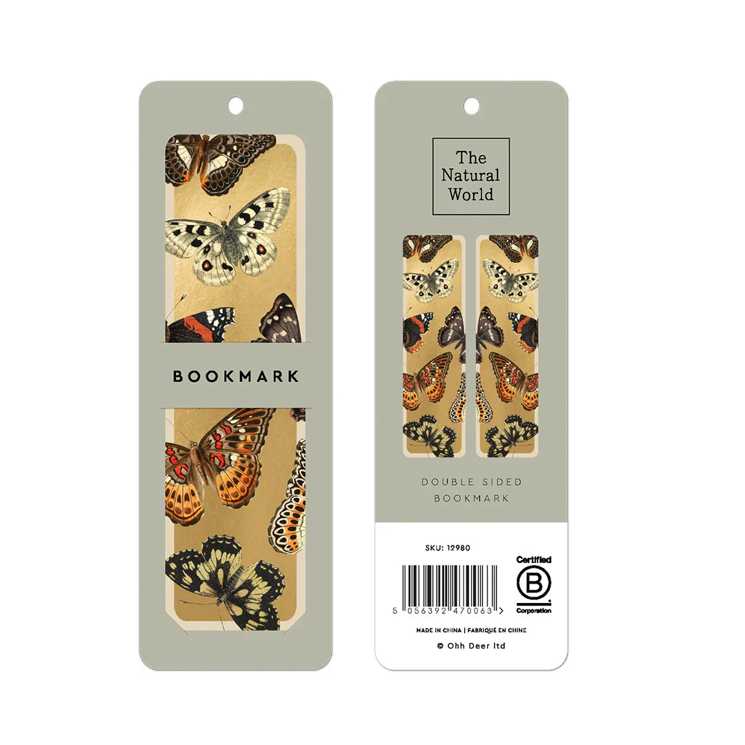 Natural World Butterfly Double Sided Bookmark