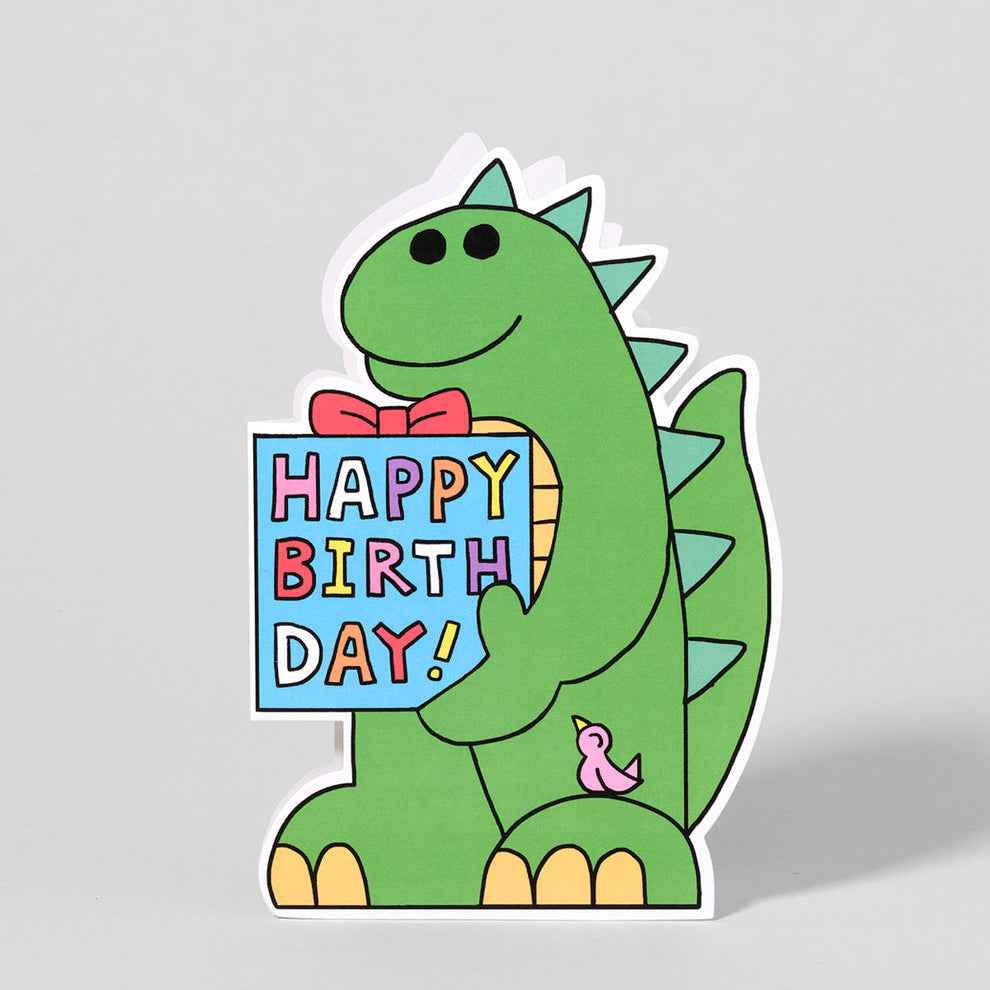 Happy Birthday Dinosaur Card