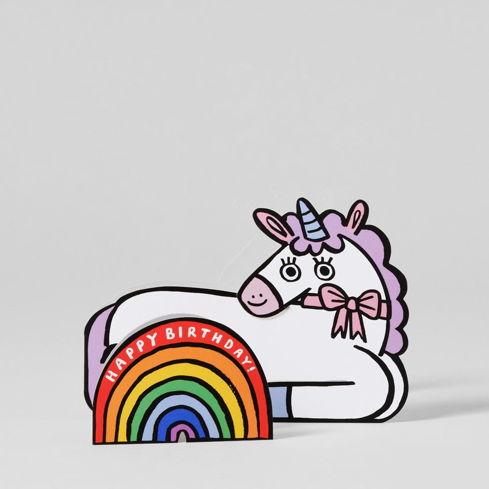 Unicorn with Mini Card